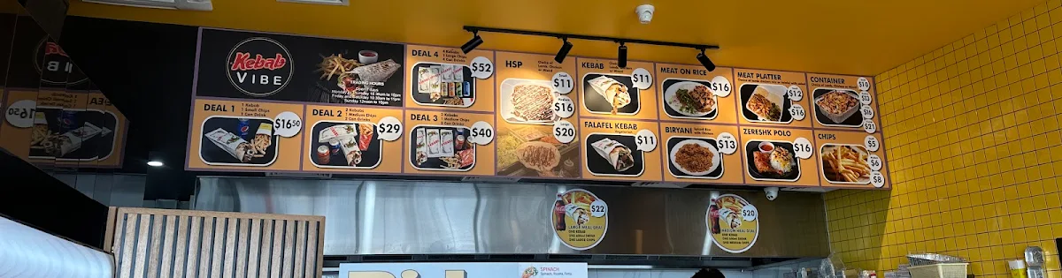 Menu, Kebab Vibe