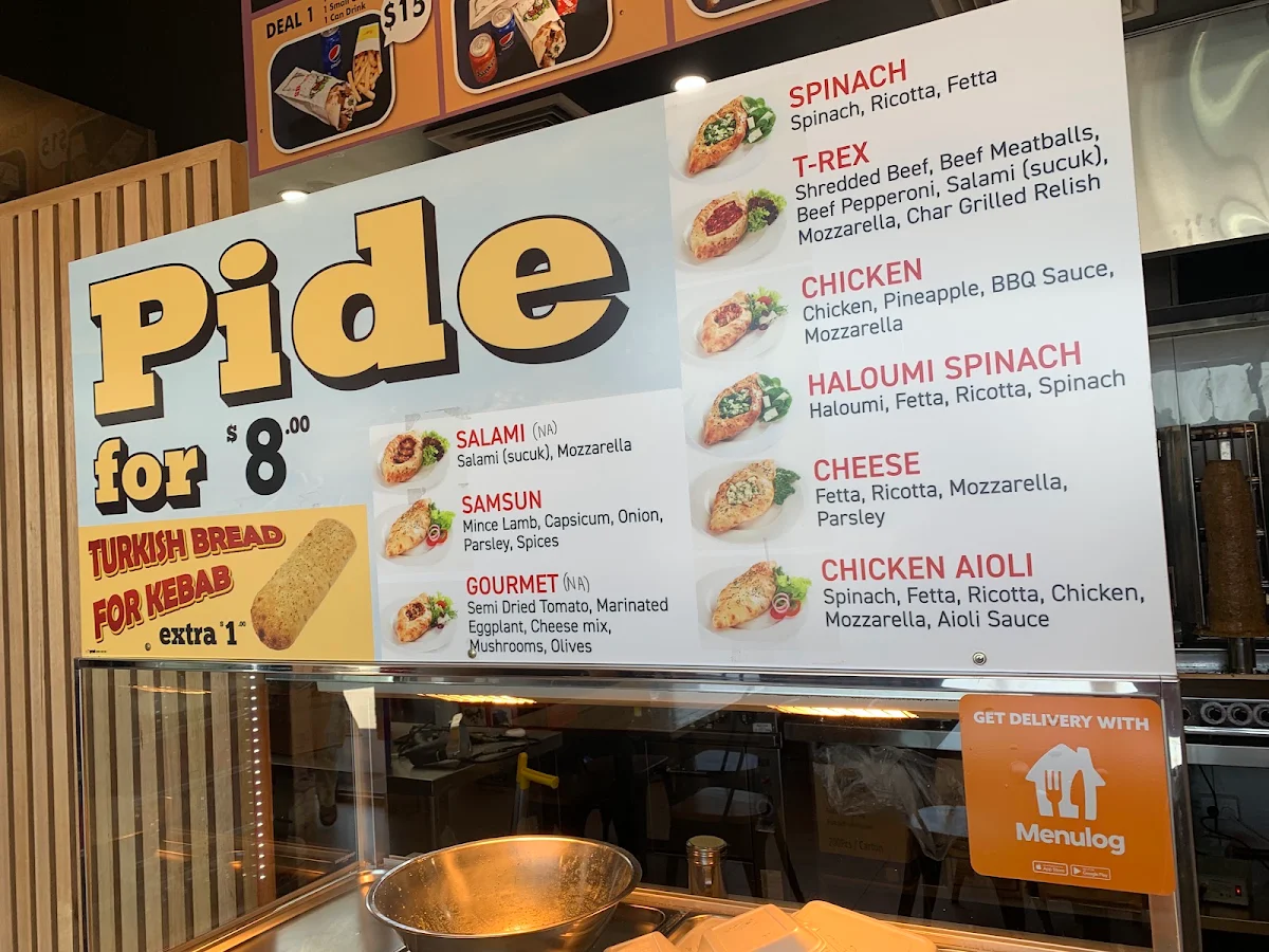 Menu, Kebab Vibe