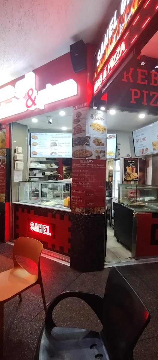 Menu, Sahel Grill Kebabs & Pizza