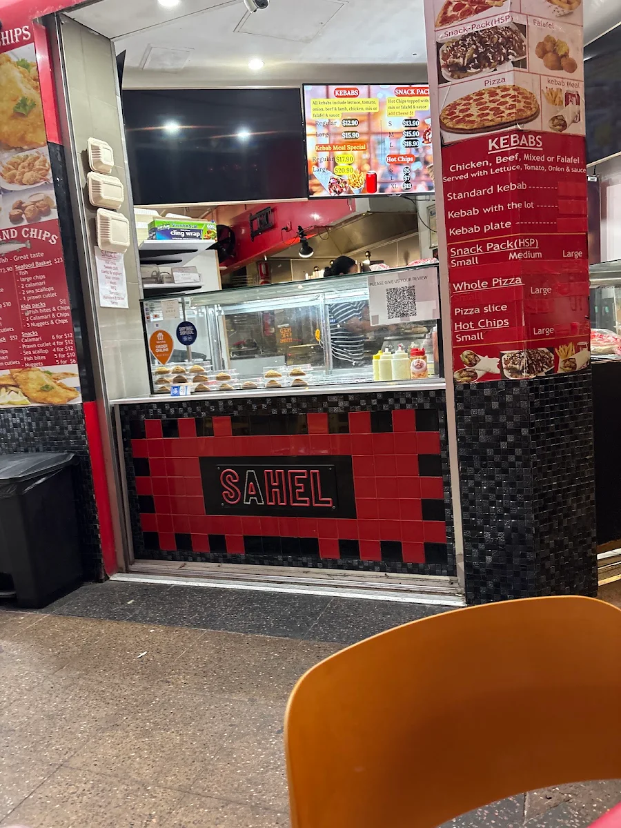 Menu, Sahel Grill Kebabs & Pizza