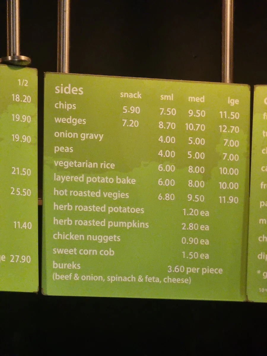Menu, Chicken On Charcoal