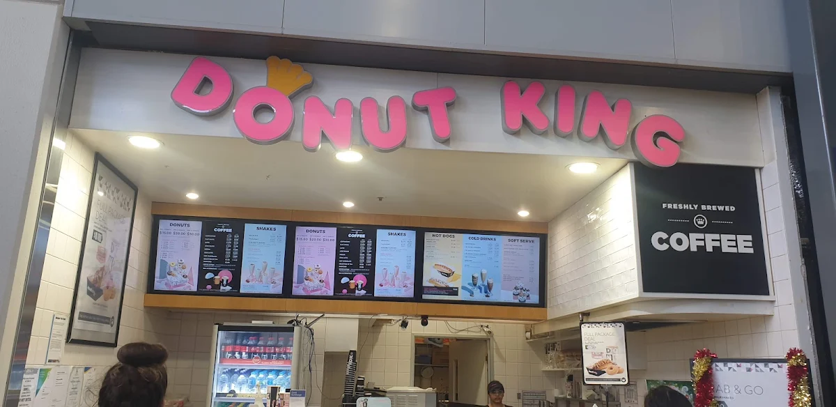 Menu, Donut King DFO Brisbane T207