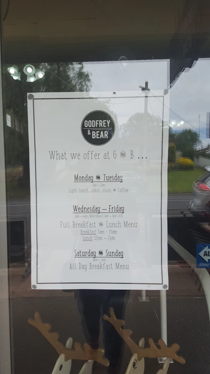 Menu, Godfrey & Bear