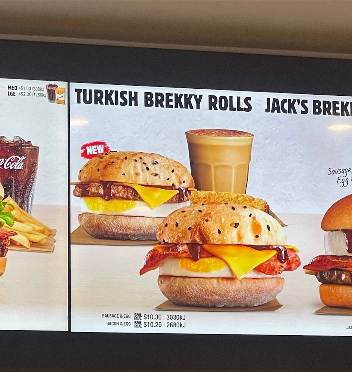 Menu, Hungry Jack's Burgers Perth Virgin