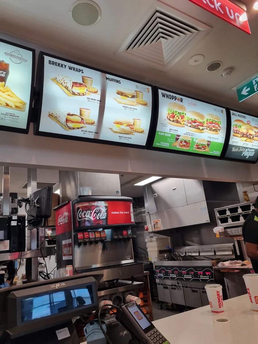 Menu, Hungry Jack's Burgers Perth Virgin
