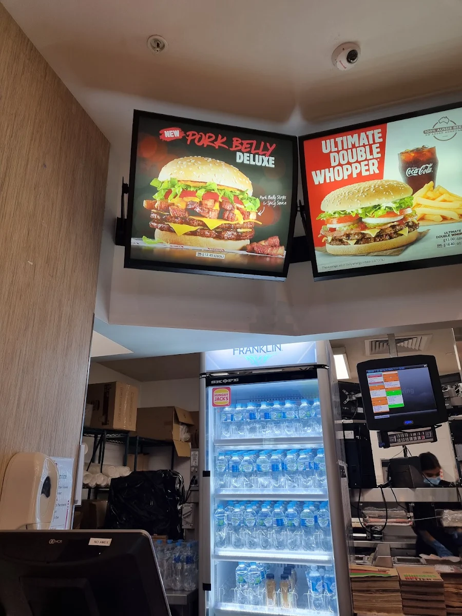 Menu, Hungry Jack's Burgers Perth Virgin
