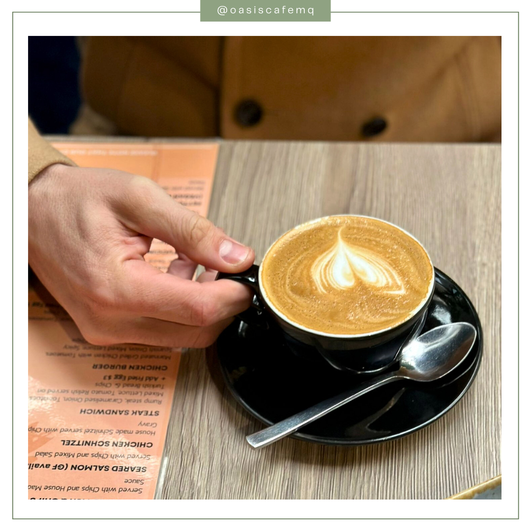 Menu, Oasis Cafe Macquarie Centre