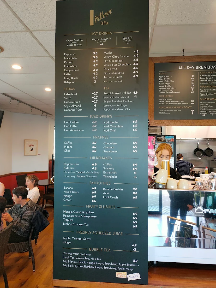 Menu, The Mountain Brew Coffee