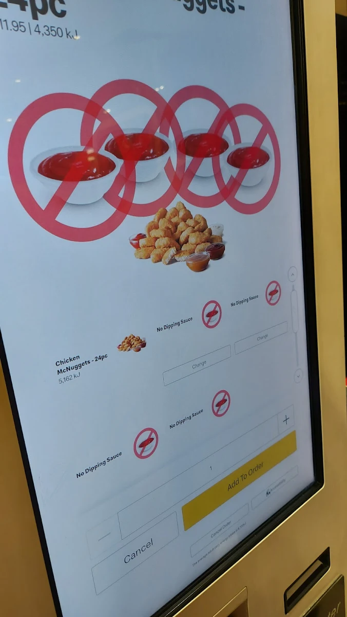 Menu, McDonald's Noarlunga