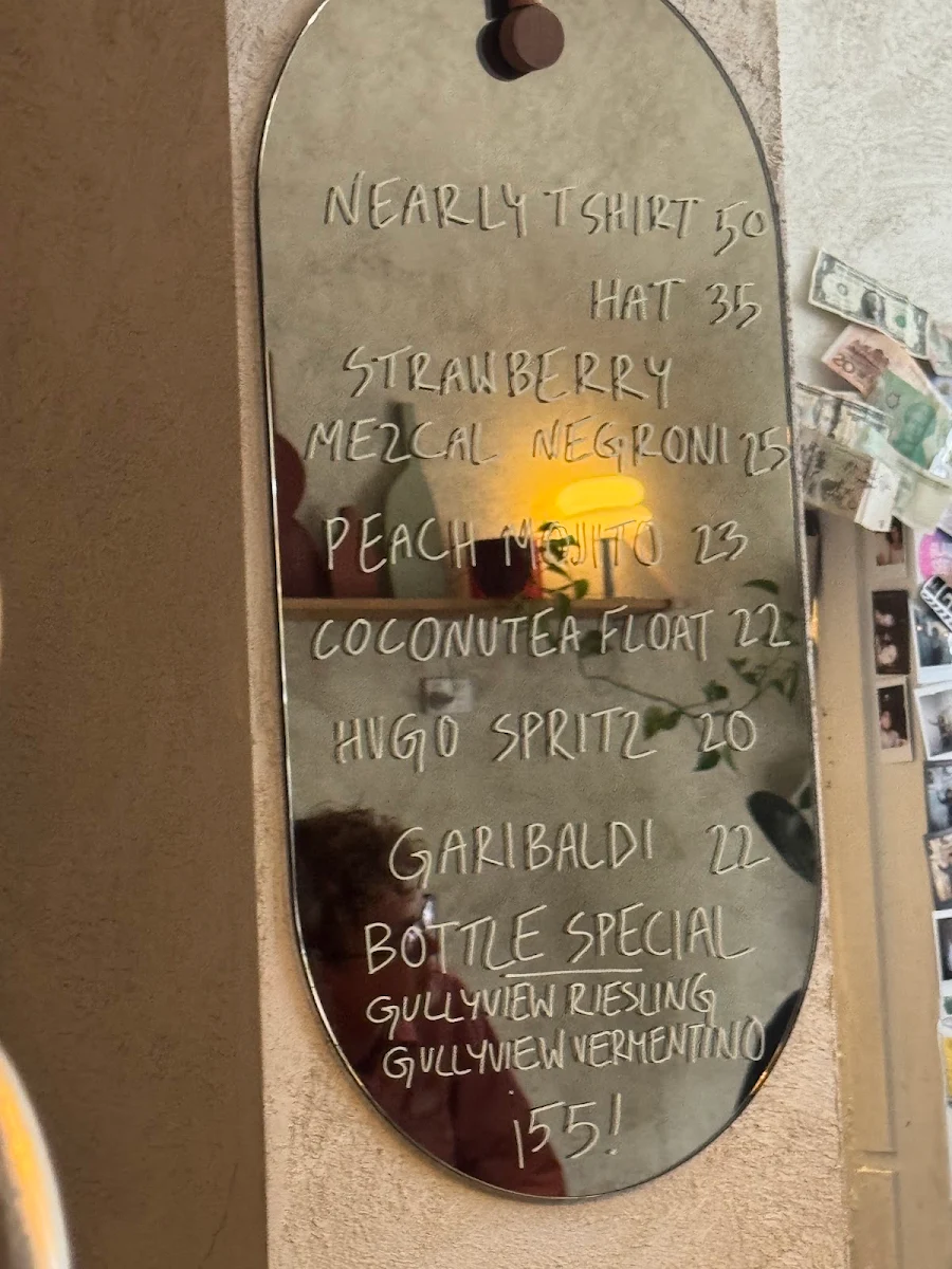 Menu, Nearly
