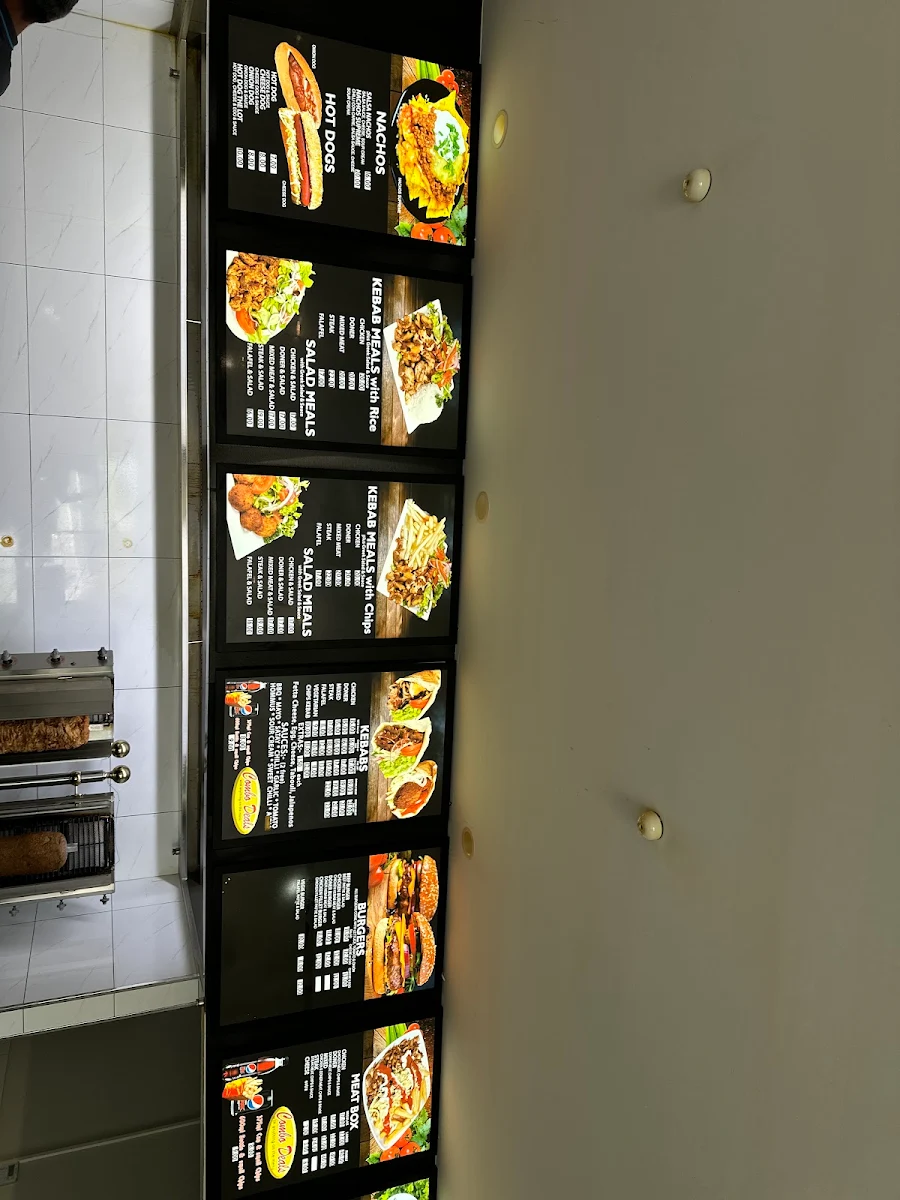 Menu, The Brook Kebabs