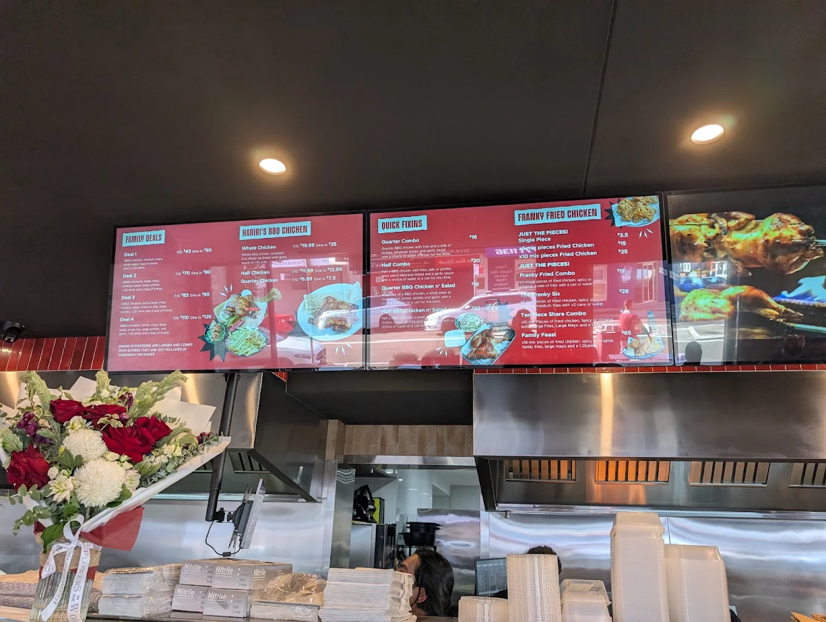 Menu, Hariri Chickens Panania