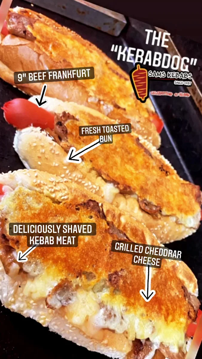 Menu, Sams Kebabs