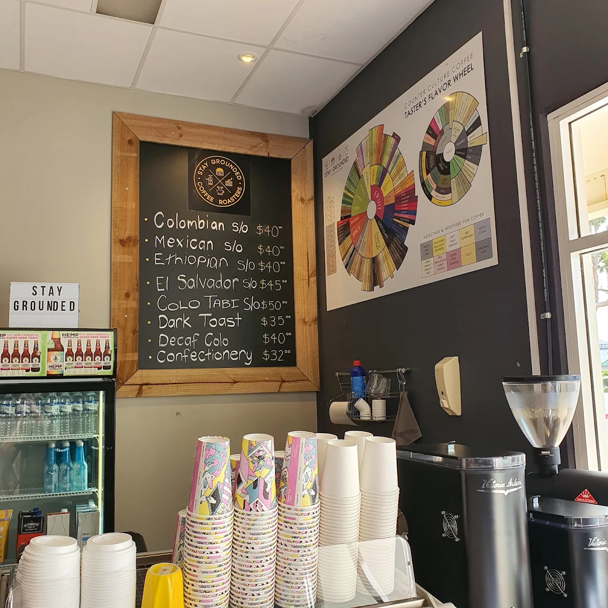Vibe, Stay Grounded Coffee Roasters
