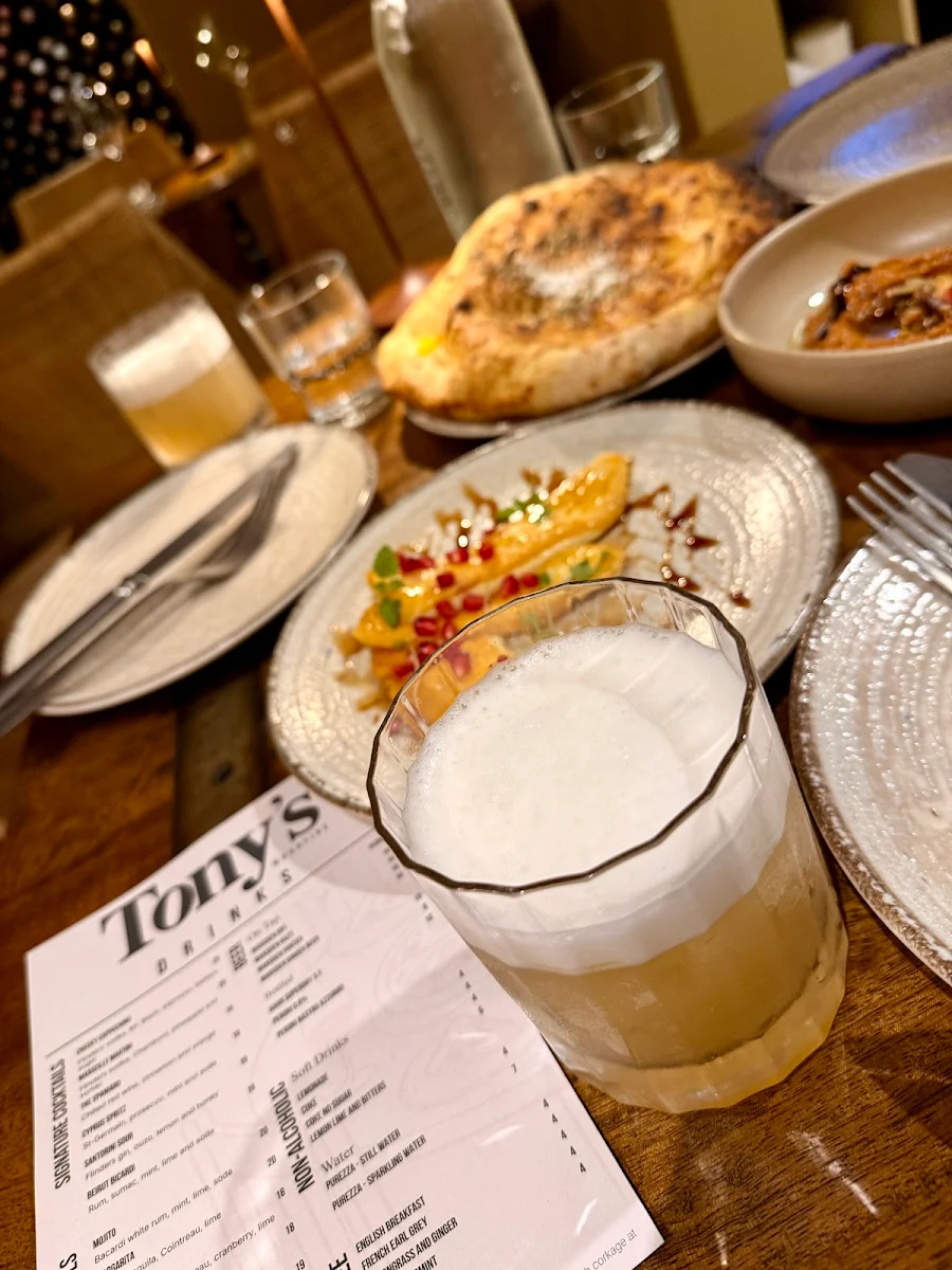 Menu, Tony's Woodfire