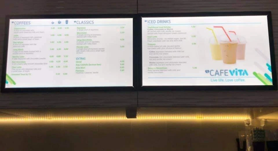 Menu, CAFE VITA ACH