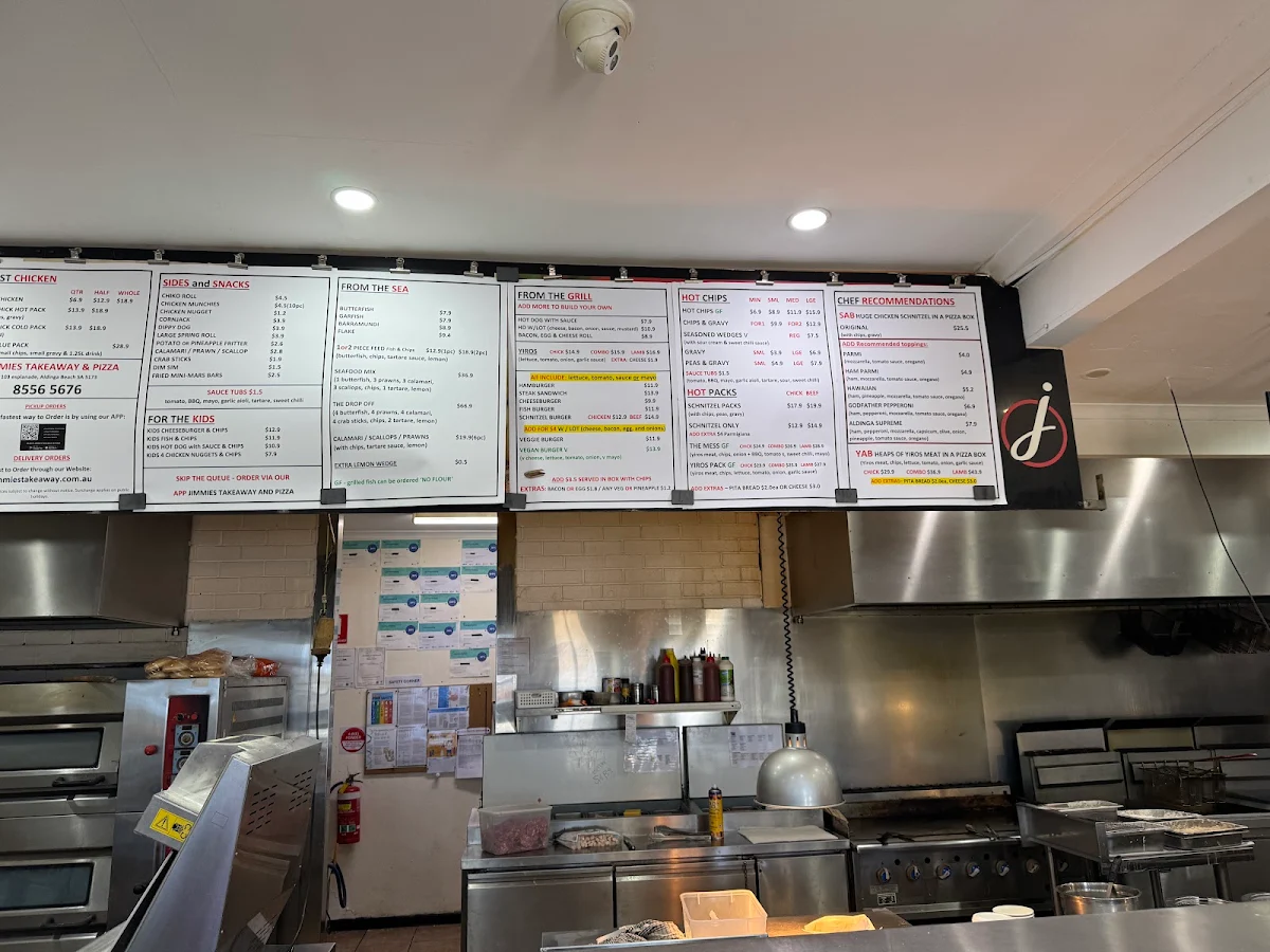 Menu, Takeaway