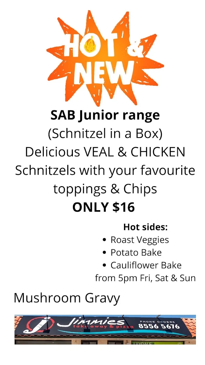 Menu, Takeaway