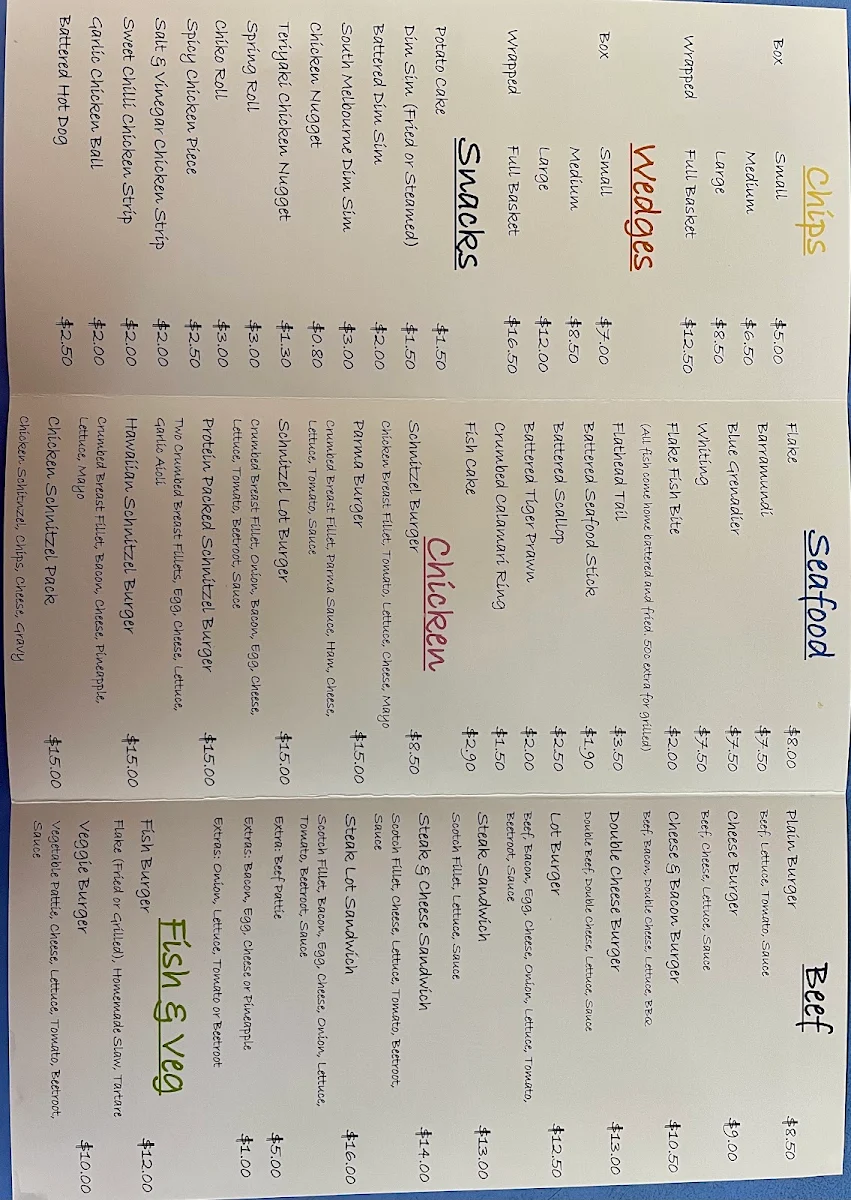 Menu, One Stop Shop