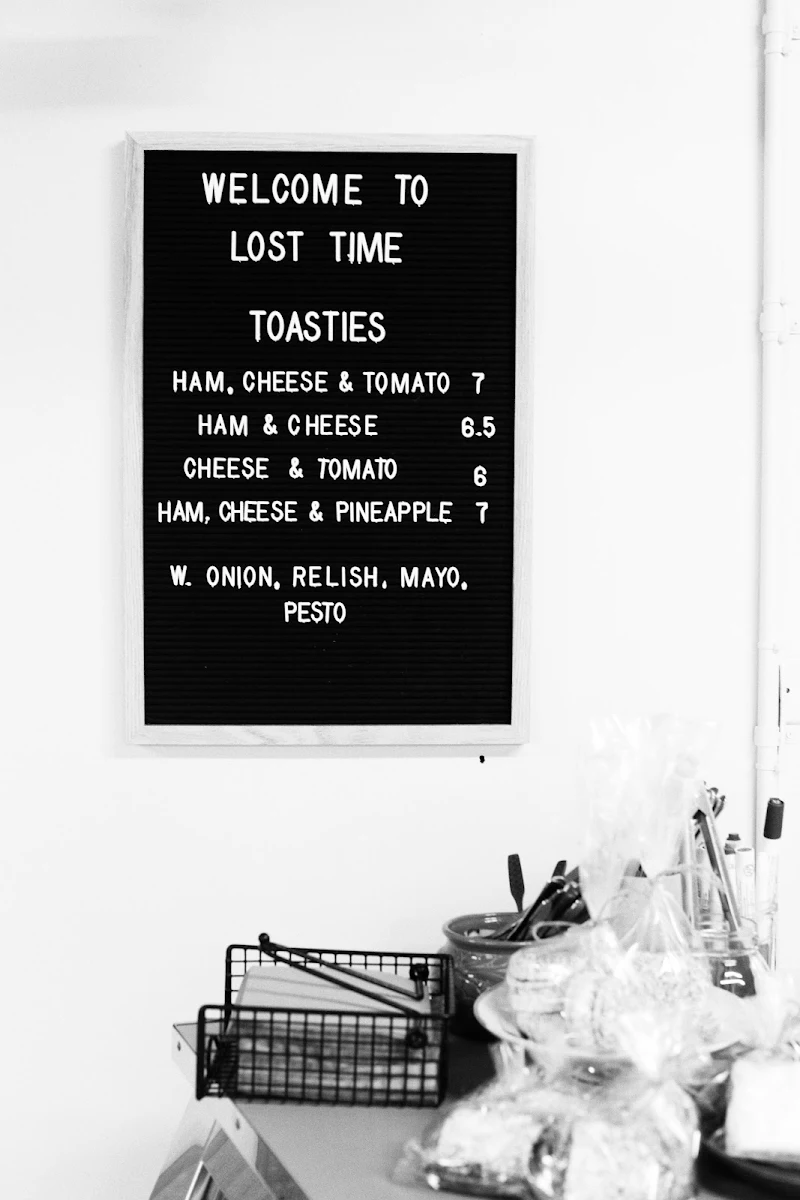 Menu, Lost Time Ringarooma