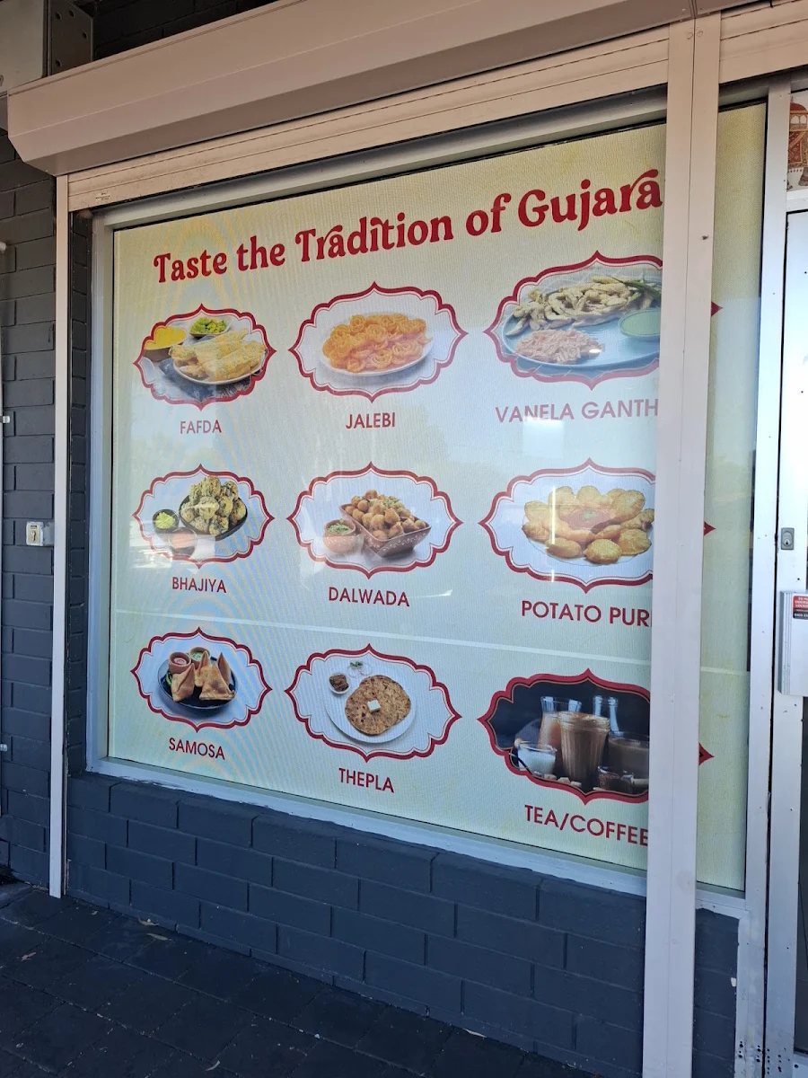 Menu, Ji Gujju Foods