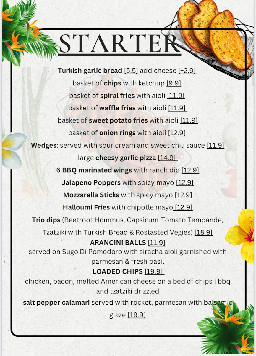 Menu, aroma @ ascot