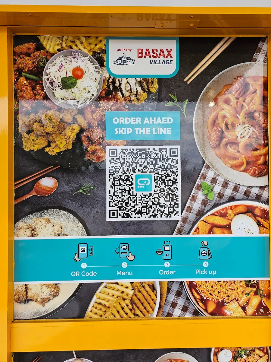 Menu, Basax Hornsby
