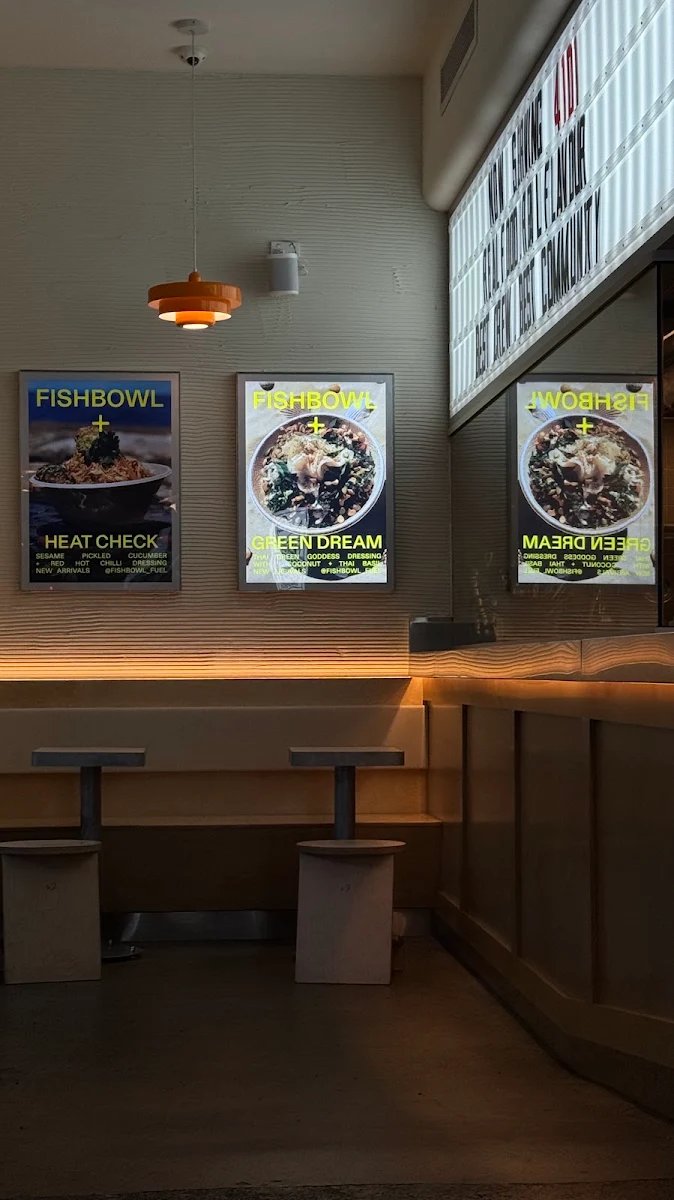 Menu, FISHBOWL - Fish Lane