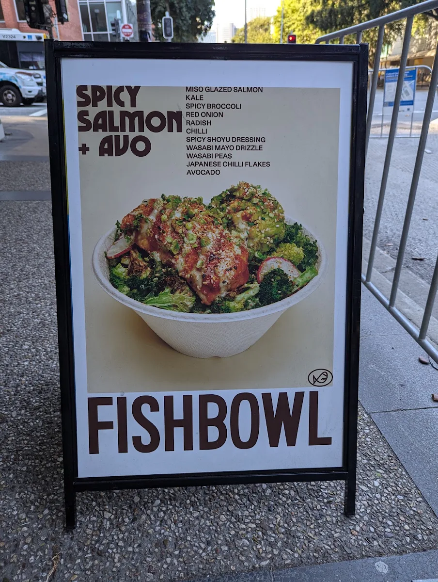 Menu, FISHBOWL - Fish Lane