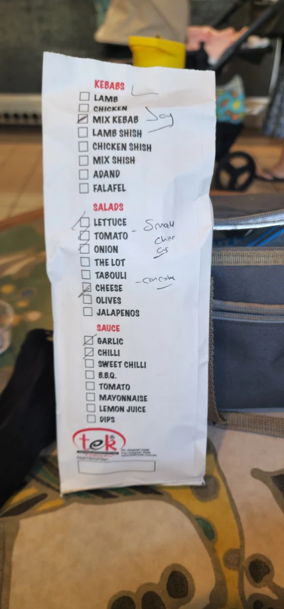 Menu, Kebabs 4 You