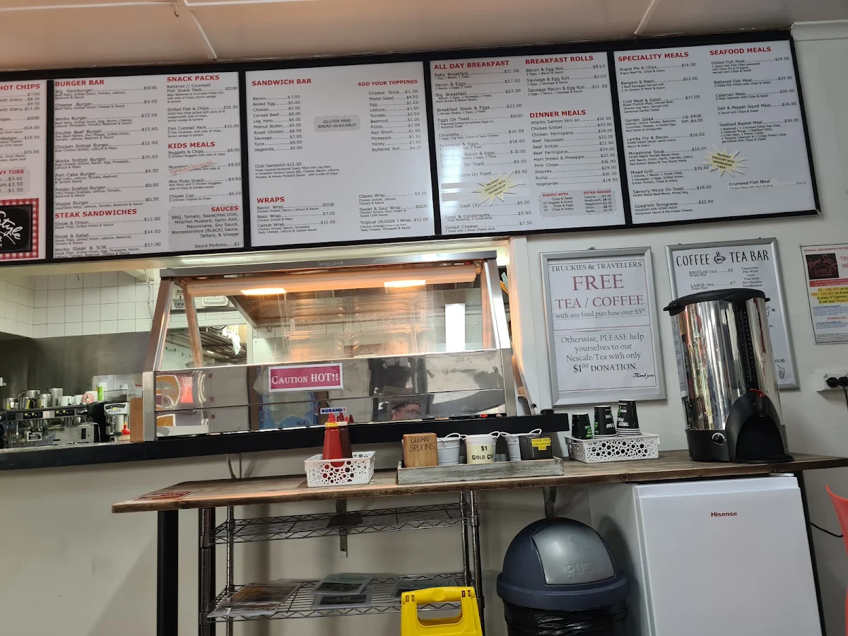 Menu, HomeStyle Diner & Takeaway
