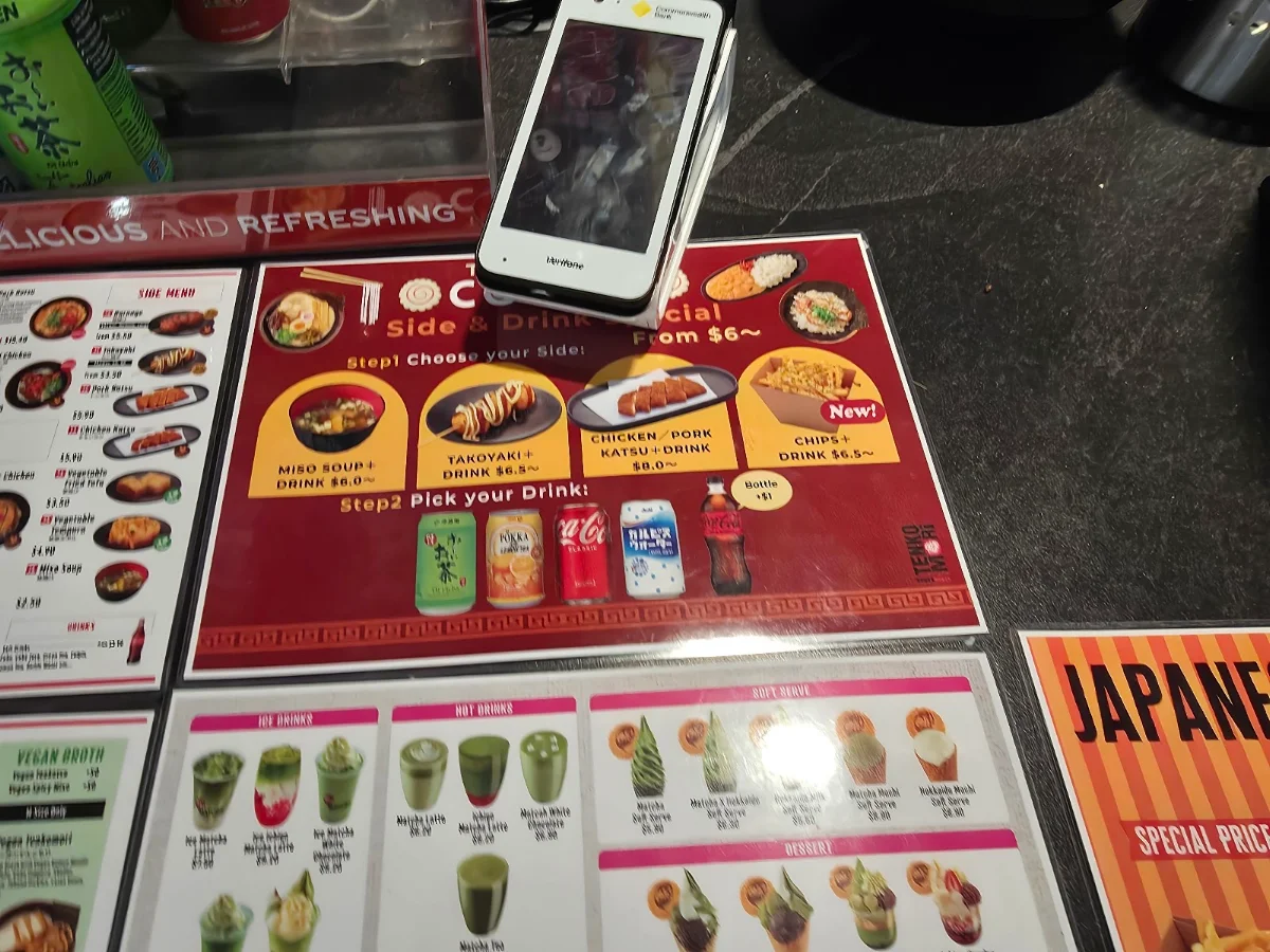 Menu, Tenkomori Ramen & Oh!Matcha Hornsby Westfield