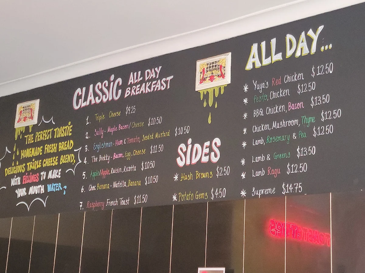 Menu, Toastettes