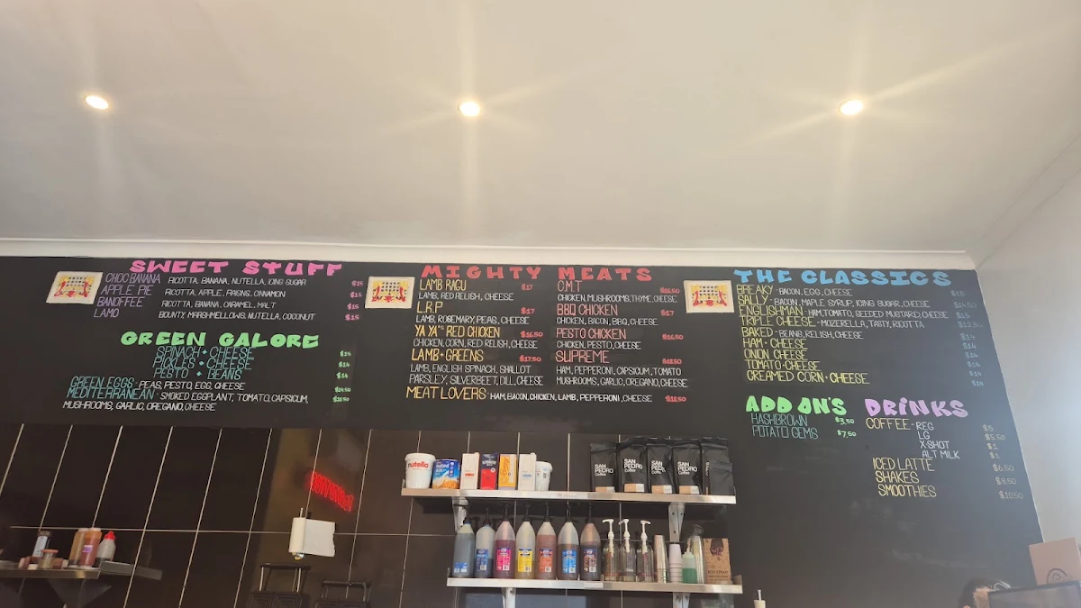 Menu, Toastettes
