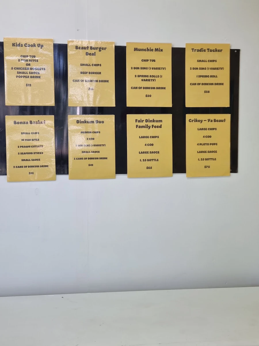 Menu, Ya Beaut Takeaways