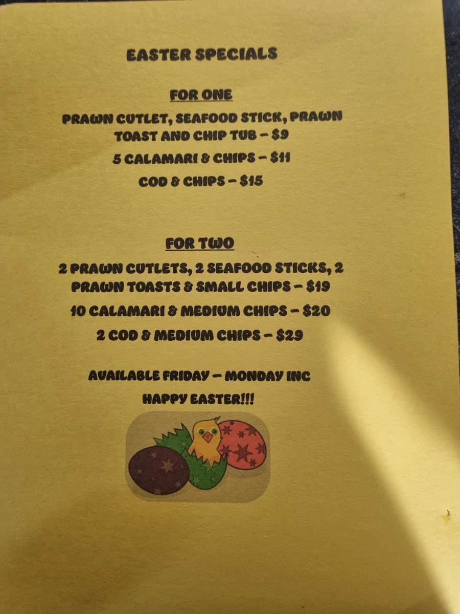 Menu, Ya Beaut Takeaways