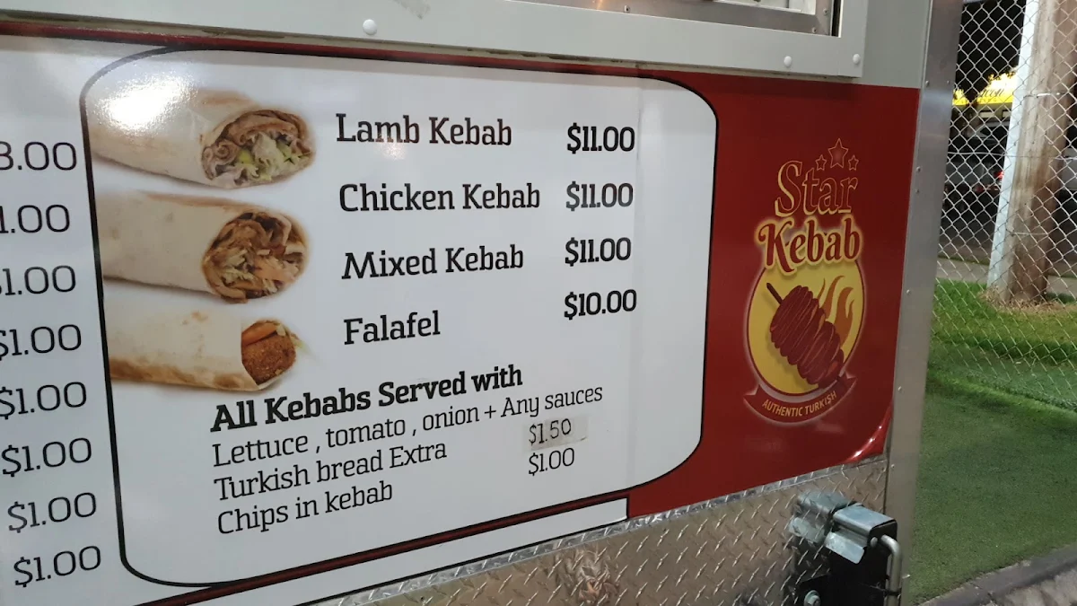 Menu, Star Kebabs