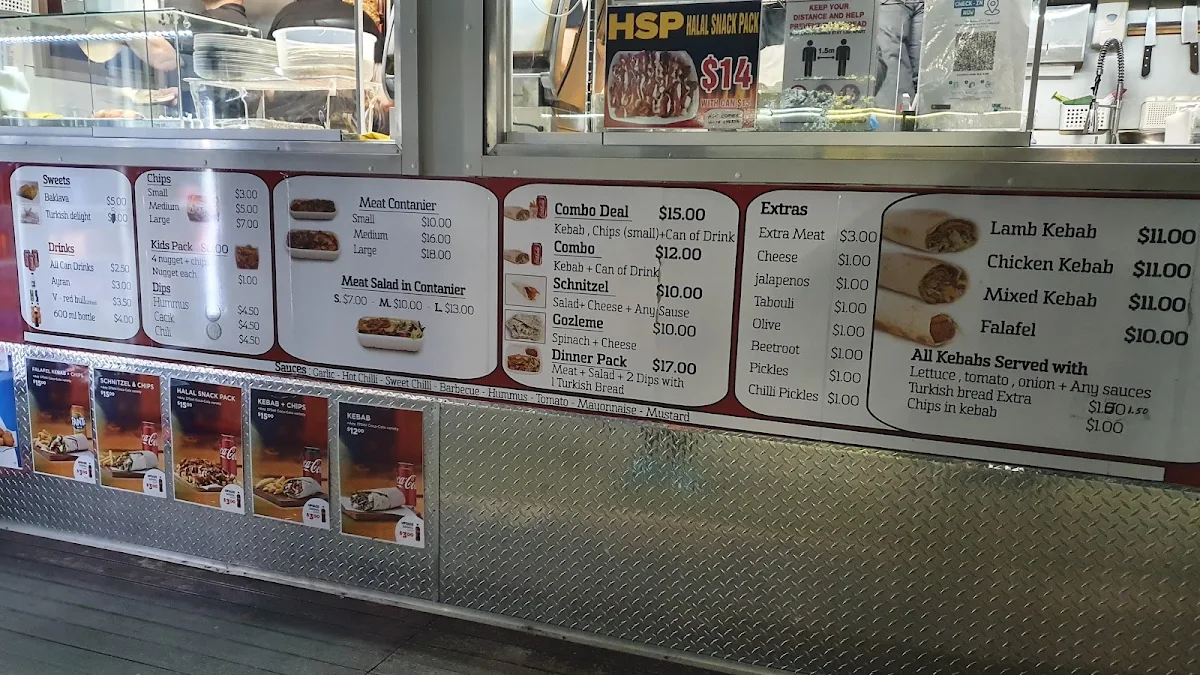 Menu, Star Kebabs