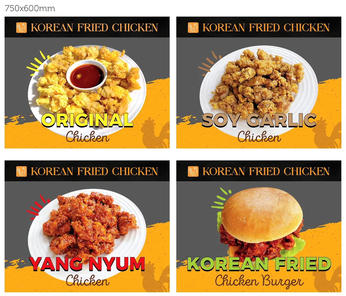 Menu, Korean Fried Chicken @ Maitland