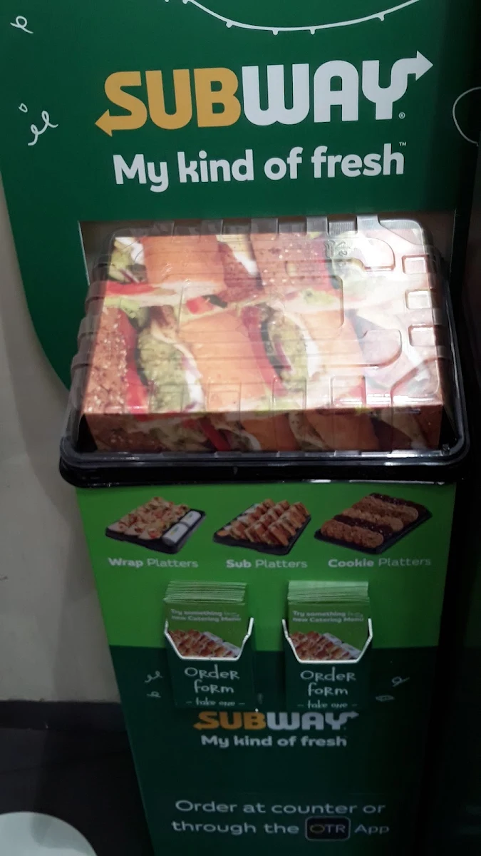 Menu, Subway