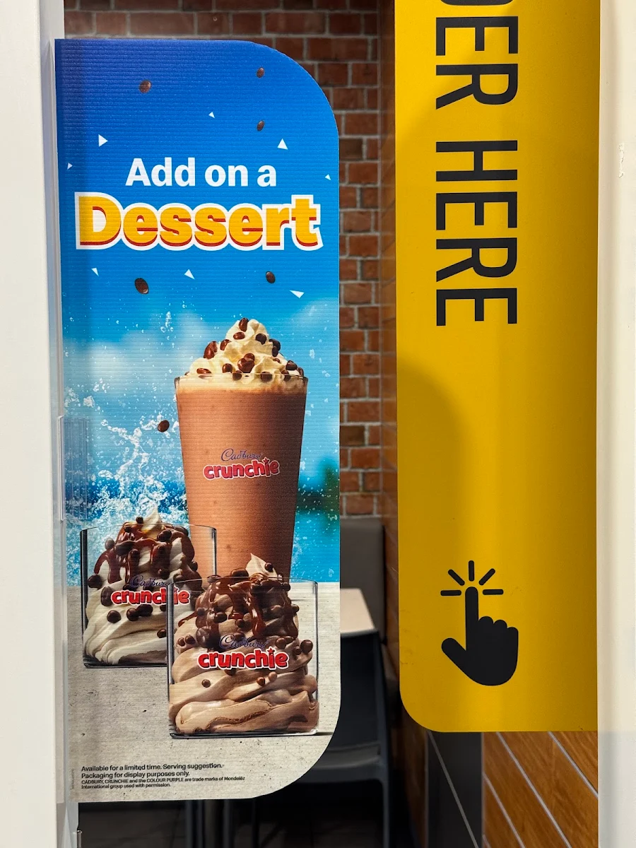 Menu, McDonald's Point Cook