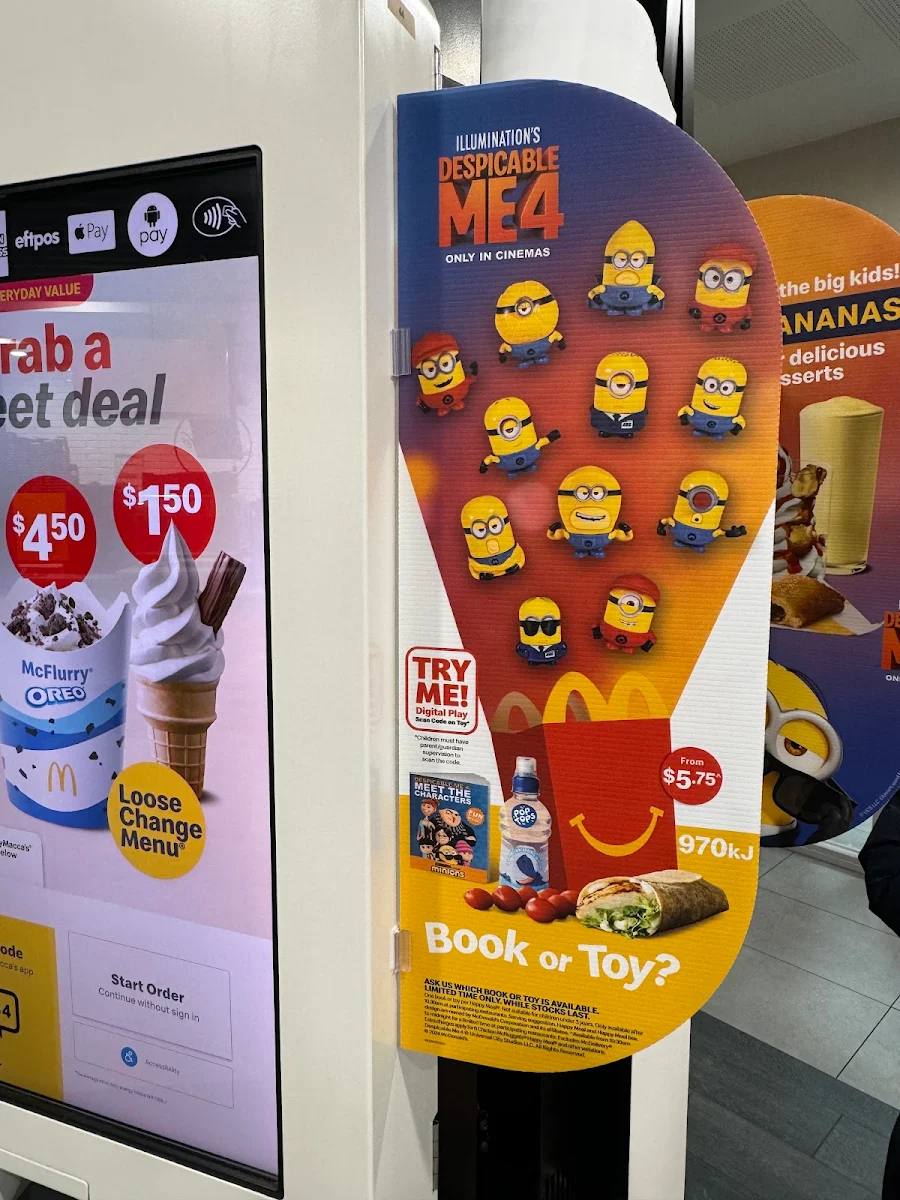Menu, McDonald's Point Cook