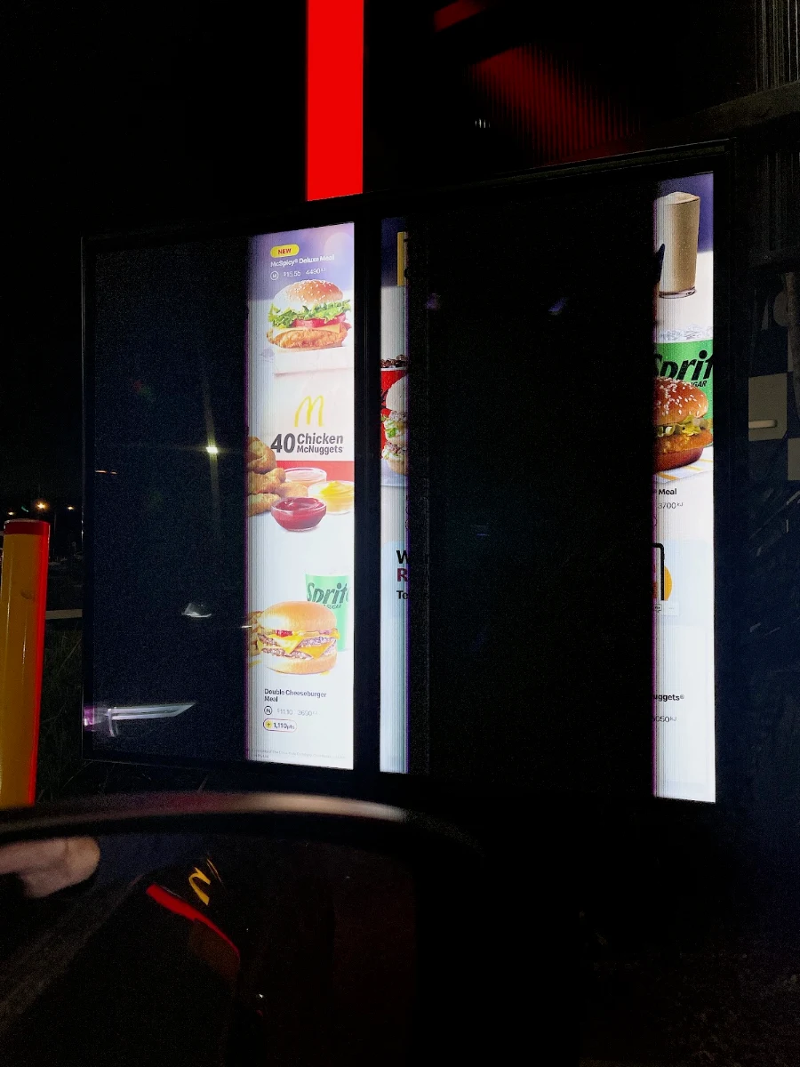 Menu, McDonald's Point Cook