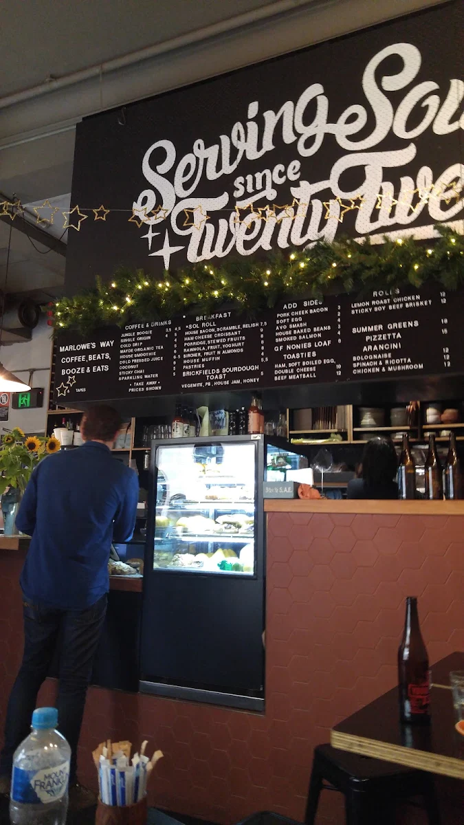 Menu, Marlowe's Way