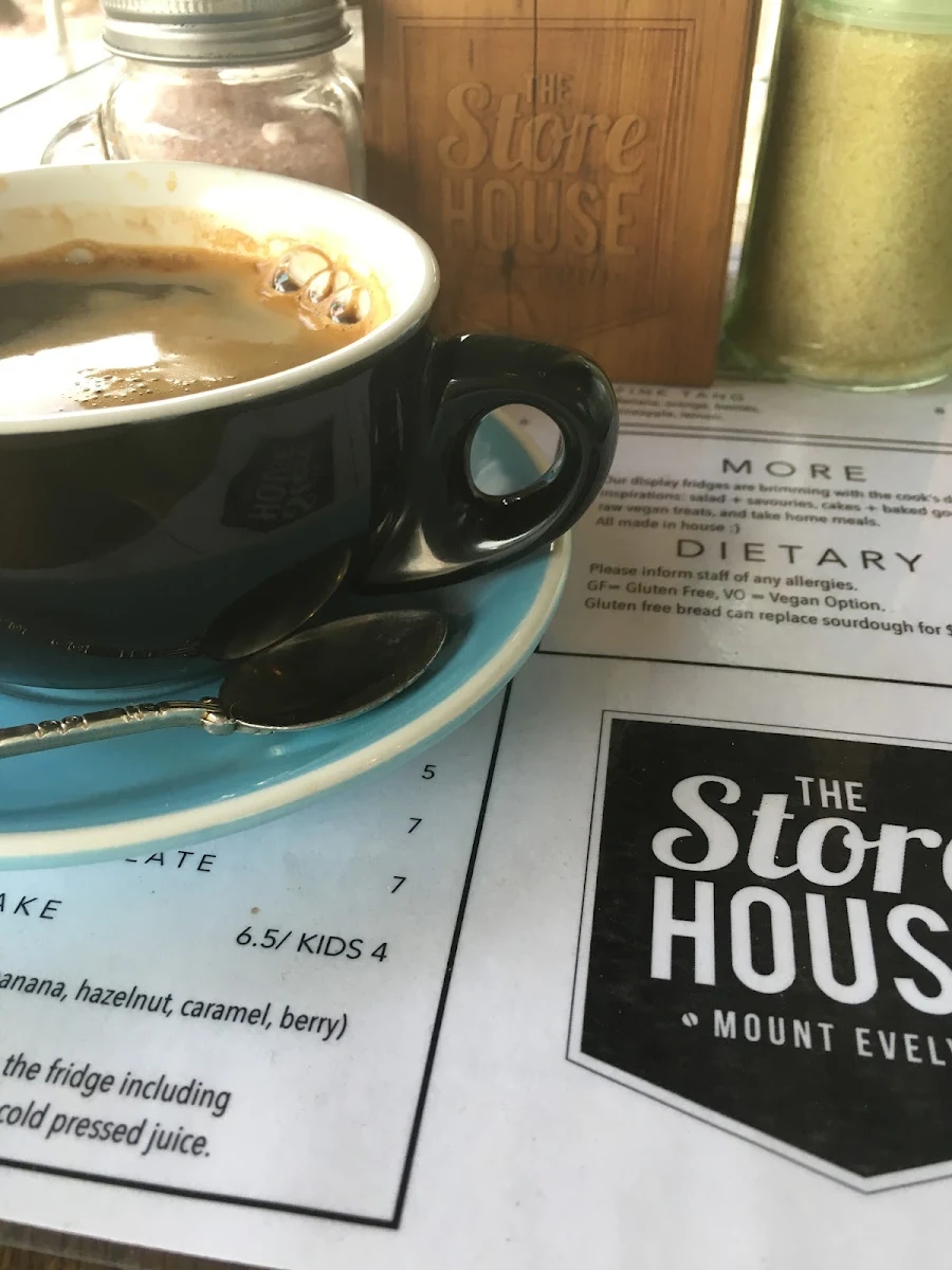 Menu, Hometown Espresso