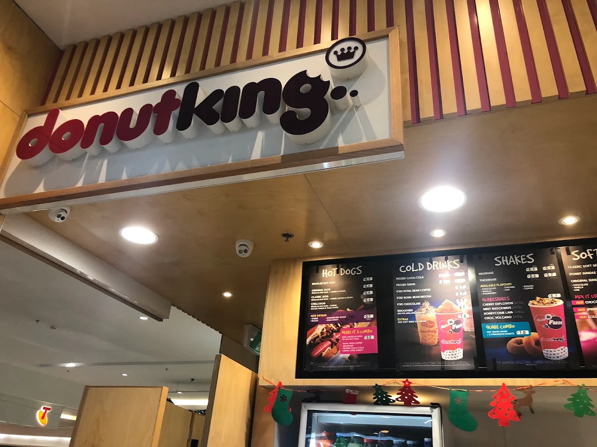 Menu, Donut King Bayside G053