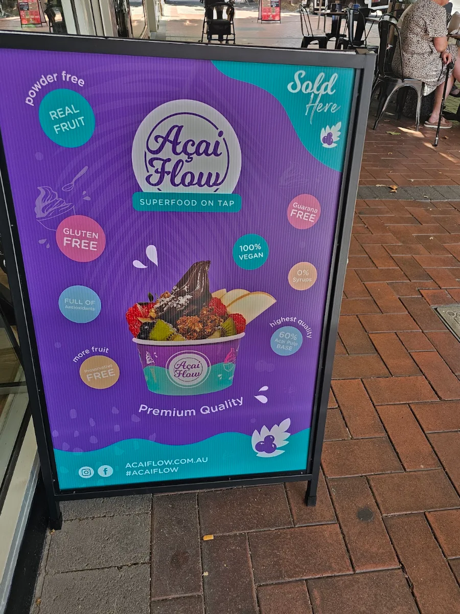Menu, Acai Bliss Cafe