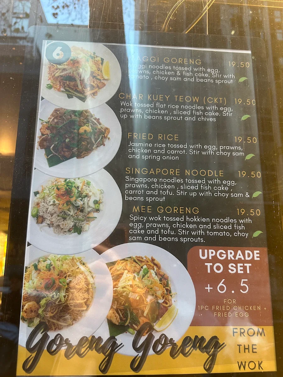 Menu, Roti Bar Little Collins St