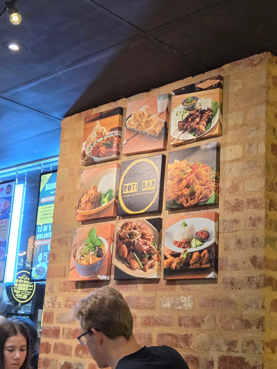 Menu, Roti Bar Little Collins St
