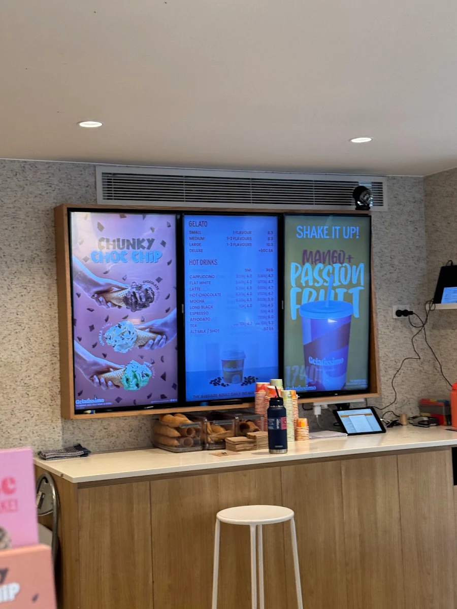 Menu, Gelatissimo Watsons Bay